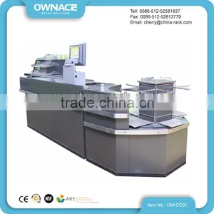 New Design Store Supermarket Checkout Counter For Sale thumbnail-1