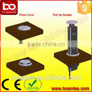 CE Approve Office Table 3 Way German Pop Up Socket/Home Application Kitchen Hidden Socket thumbnail-5