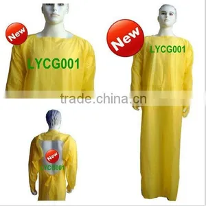 Yellow Waterproof Disposable Surgical Gowns thumbnail-1