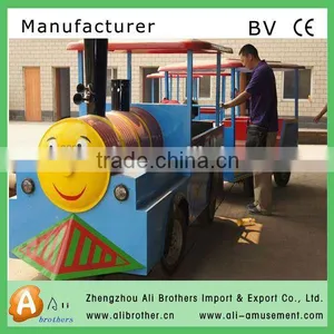 Attractive!!! Game Machinery Electric Kiddie Amusement Rides Train Trackless Train thumbnail-1