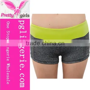 Hot Sale Blue High Waist Women Summer Running Tight Sports Shorts thumbnail-2