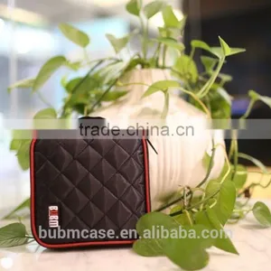 Fashion Black 32 Capacity 230D Space Twill PVC Fabric DVD Case CD Holder Personalized cd Case Dvd Cases thumbnail-1