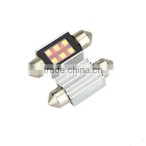 2 X 2323 6SMD 300LM S8.5 36MM LED Car License Plate Lamp Width Light Bulb Replacement White thumbnail-4