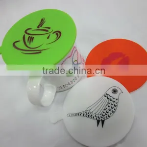 2015 Latest Design Fda and Lfgb Food Safety and 100% Food Grade Silicone Cup Cover thumbnail-1