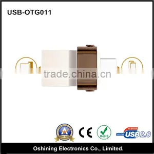 Promotional Custom Otg USB Flash Drive, Mini USB 3.0 Flash Drive 8gb Wholesale(otg-011) thumbnail-1