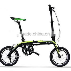 14" Foldable Bicycle Mini Bikes 9.5KG Suitable for Ladies and Children thumbnail-3