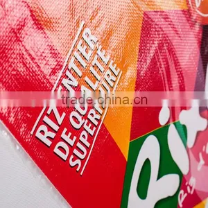 Rice Packing Bag With Colorful Bopp Laminated pp Woven Rice Bag 25kg/pp Sack thumbnail-3