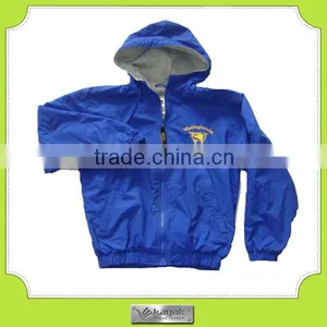 Custom Blue Printed no Hood Men's Wind Jacket thumbnail-5