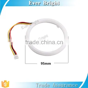 For Car Headlight 12V 2835 95mm Led Ring Lamp Colorful Led Mobile App Wifi Control Rgb Angel Eyes thumbnail-3