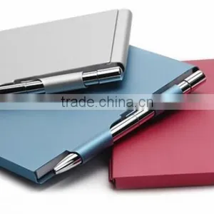 Aluminum Diary Card Holder, Id Card Holder With Pen, Id Card Holders for Christmas Gift thumbnail-3