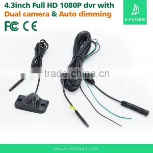 Car Dvr Rearview Mirror System With Car Camera 4.3inch thumbnail-2