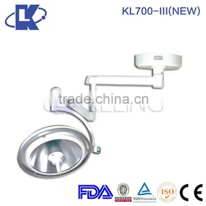KL700-III Two Head Battery Operation Light AC/DC Integration Reflection Operating Lamp Ceiling Surgical Operation Lamp thumbnail-1