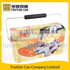 Rectangular Shaped Carry Case Tin Box thumbnail-1