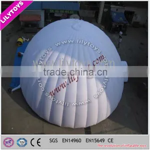 ECO-friend Creative Design Professional China Manufacturer Inflatable White Dome Tent thumbnail-2