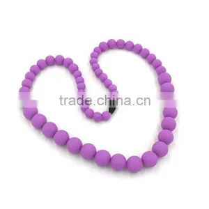 2016 Best Selling in American Teething Silicone Necklace for Mom & Little Baby thumbnail-3