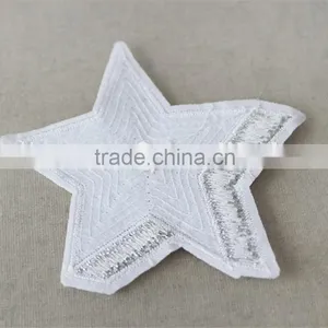Hot Selling Custom 3d Star Pattern Sequin Patch Embroidery Trim Polyester Material for Wholesale thumbnail-5