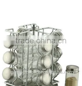 Glass Spice Set,13pcs Revolving Glass Spice Set thumbnail-1