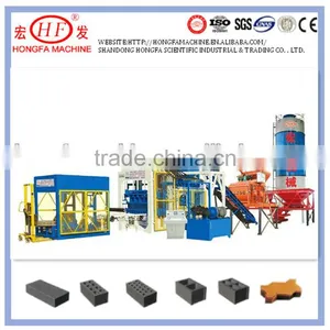Uganda Advanced Technology Automatic Brick Making Machine,QT10-15 Brick Machinery,automatic Plc Control Block Machine thumbnail-1