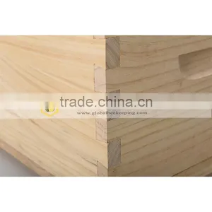 Unassembled 1/2/3 Layer NZ Pine Wood Langstroth Bee Box for Honey Beekeeping thumbnail-5