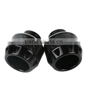 Black Carbon Fiber Frame Sliders Crash Protector For Yamaha Force Jog Scooter thumbnail-1