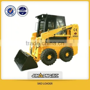 12 Ton Wheel Loader JC35 Skid Loader,china Bobcat,engine Power 35hp,loading Capacity 500kg thumbnail-1