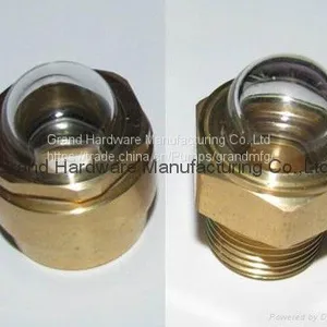 NPT 1/2 Inch Male Thread Coolant Sight Glasses Oil Level Gauge Indicator for Heavy Duty thumbnail-4