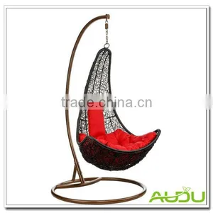 Hot Sale Hanging Wicker Garden Round Hammock With Stand thumbnail-1