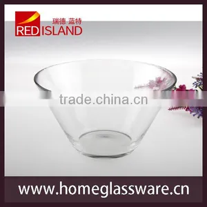 High White Glass Bowl, Large Salad Bowl, Soup Bowl thumbnail-4