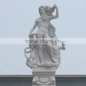 Hand Carved Marble Modern Garden Fountain thumbnail-2