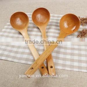 Chinese Natural Wood Soup Spoon, Green Wooden Spoon for Custom Printed Kitchen thumbnail-3