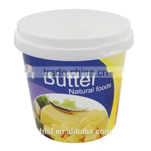 Peanut Butter Container With Plastic Recycling Symbols, Round Plastic Containers With Lids thumbnail-3