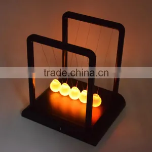 New Arrival Glowing Swing Ball, Newton Pool/ Seven Colors Balance Pool On Table For Decorate thumbnail-1