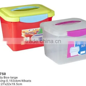 Plastic Tool Storage Box With Lid thumbnail-1