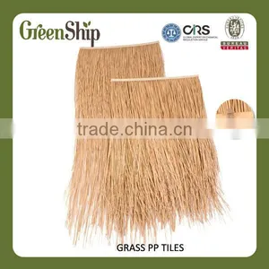 Easy to Install Artificial Douli Thatch Roofing Tiles for Garden Decoration thumbnail-1