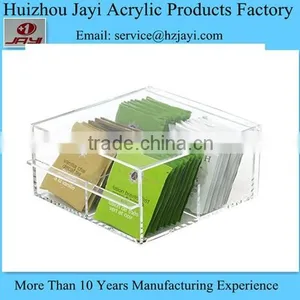 Factory Wholesale Acrylic Tea Packaging Box and Tea Bag Storage Box thumbnail-5