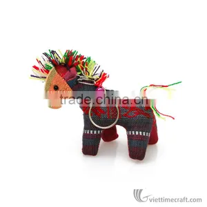 Handmade Vibrant Fabric Animal-shaped Keychain, Promotional Keychain, Souvenir Keychain thumbnail-5