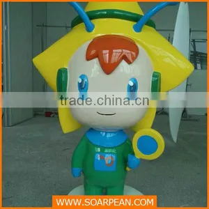 Outdoor Decorations Life Size Fiberglass Cartoon Character Statue thumbnail-4