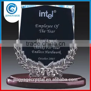 Trade Assurance Factory Wholesale Replica Flame Shaped Global Achievement Crystal Award thumbnail-1