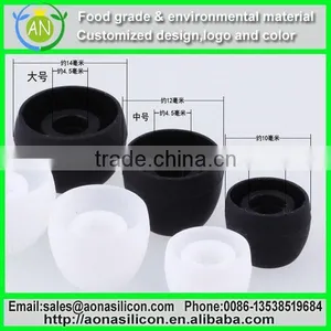 Food Grade Silicone Material in Ear Headphone Round Case for Mobile,MP3 thumbnail-6