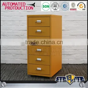 Big Lots Korean Home Furniture Modern Steel Six Drawer Cabinet thumbnail-3