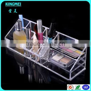 2015 Hot-sale Transparent Rectangle Shaped Cosmetic Organizer thumbnail-3