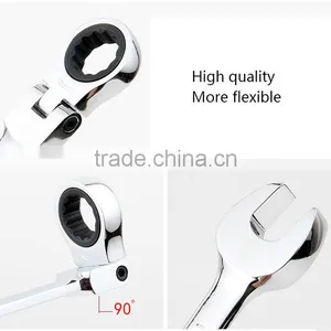 High Quality Professional 7PCS CRV Combination Spanner Wrench Set thumbnail-4