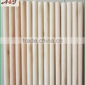 Top Quality Natural Wooden Broom Handle With Italian Thread thumbnail-3