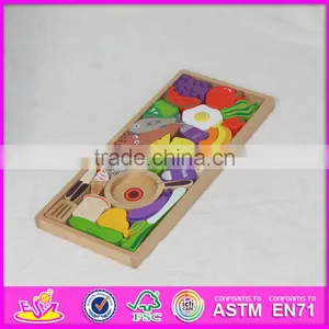 2016 New Design Cooking Toy Wooden Puzzles for Toddlers W14A157 thumbnail-4