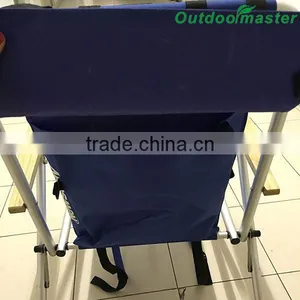 Outdoor Lightweight Beach Backpack Blue Camping Chair Foldable thumbnail-6