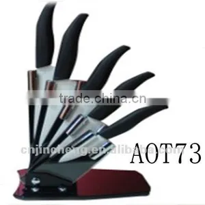 ABS Handle Ceramic Knife Set, White Blades Knife AOT73 thumbnail-1