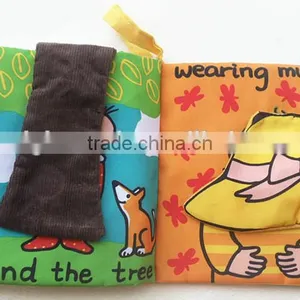 Hot Intelligence Development Cloth Cognize Hide and Seek Book Educational Toys For Kids Babys thumbnail-6