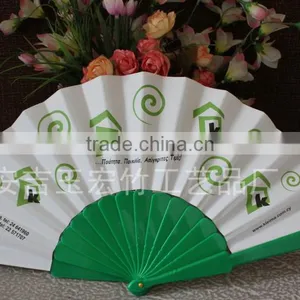 Spanish Plastic Folding Fan for Promotion thumbnail-1