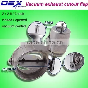 2.5 Inch Auto Exhaust Part Electronic Valve Vacuum Control Cutout Flag thumbnail-1