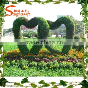 2015 NEW Wholesale Grand and Magnificent Artificial Giraffe Topiary for Park Decoration Made in Guangzhou thumbnail-5